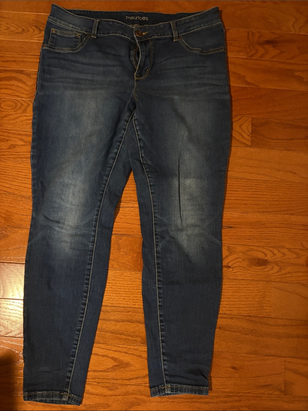 Maurices Dark Blue Skinny Jeans